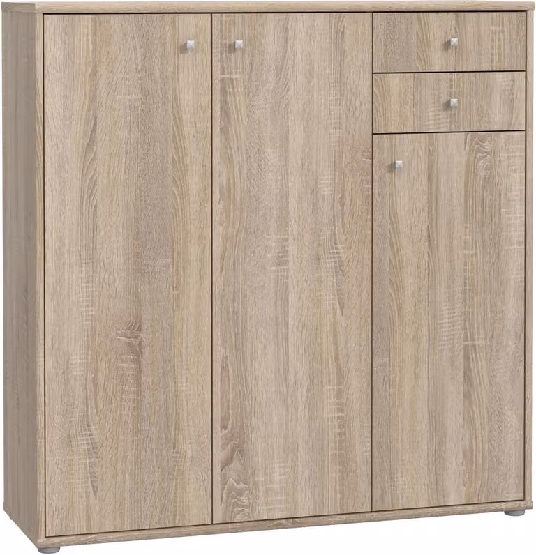 Comodà >Tembi< in rovere Sonoma - 108,8x85,5x34,8 cm (LxAxP)