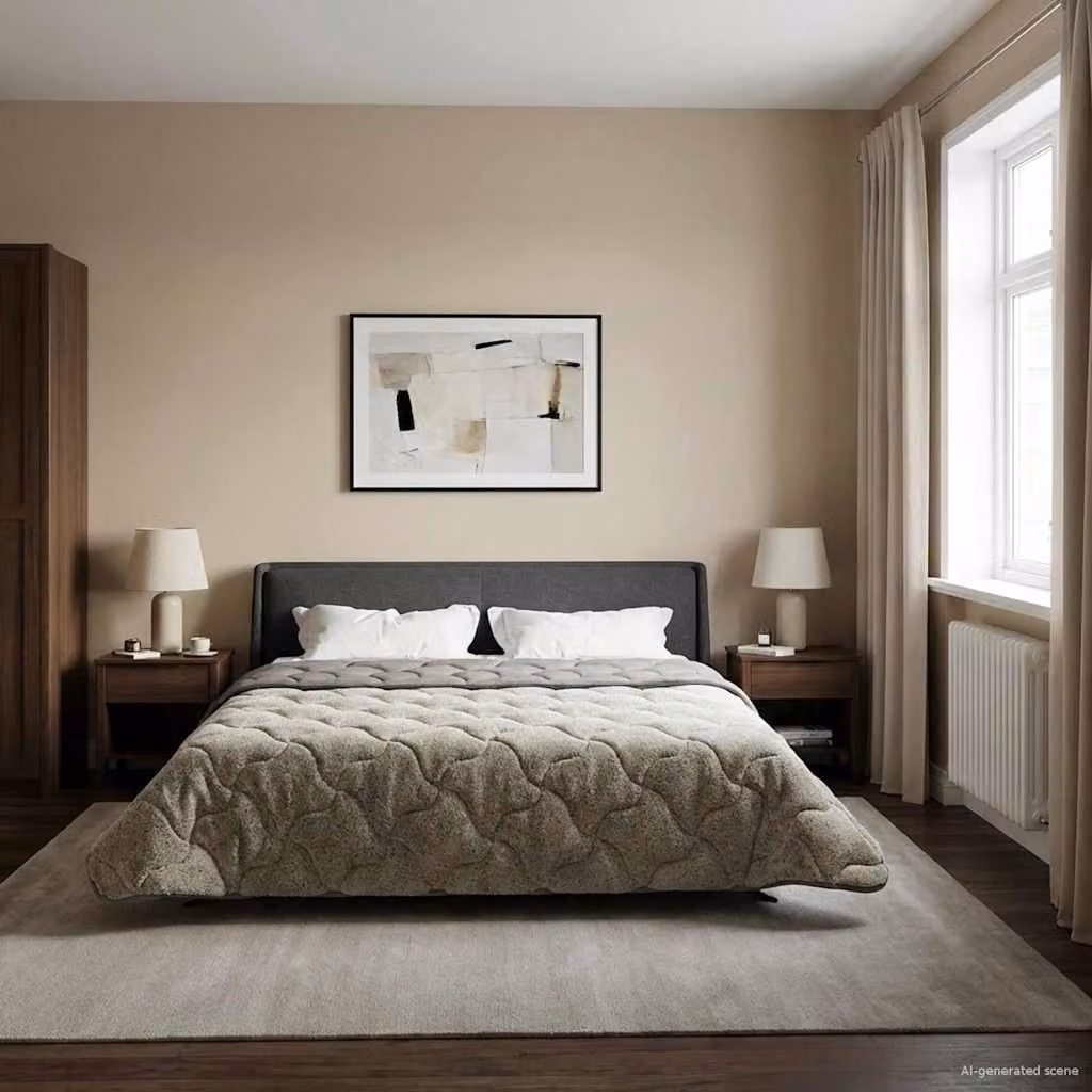 Piumino estivo reversibile in microfibra vidaXL, Grigio chiaro, 200 x 220 cm