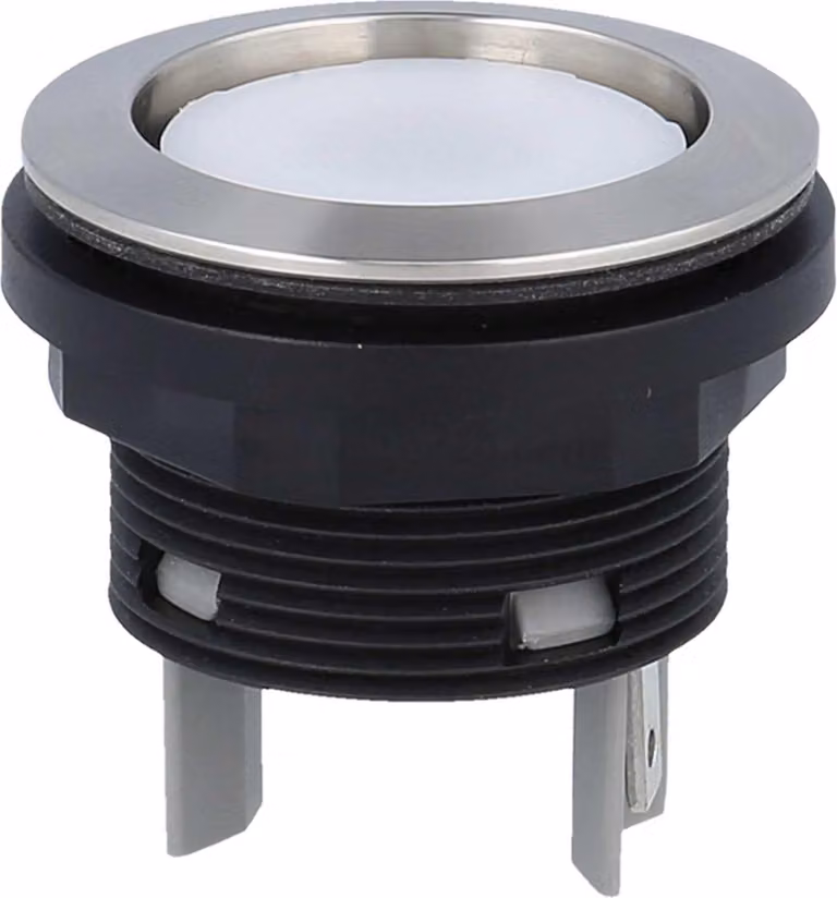 Georg Schlegel Spia LED a 2 colori, illuminabile a 230 V, rotonda, RONTRON-R-JUWEL Attacco a vite, sezione trasversale
