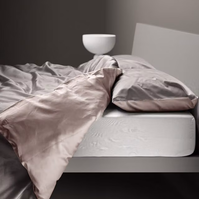 Copripiumino reversibile DaunenStep Oasi Kiss in cotone Mako Satin per adulti L: 240 cm x P: 220 cm