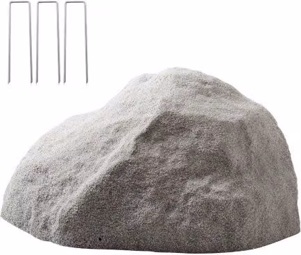 VEVOR Copertura in Finta Roccia, Copertura per Pompa da Pozzo in Finta Roccia per Esterni, Artificiale Pietra da Giardino Decorazione, per l'Arredo di Giardino Cortile, Grigio Scuro, Taglia Media