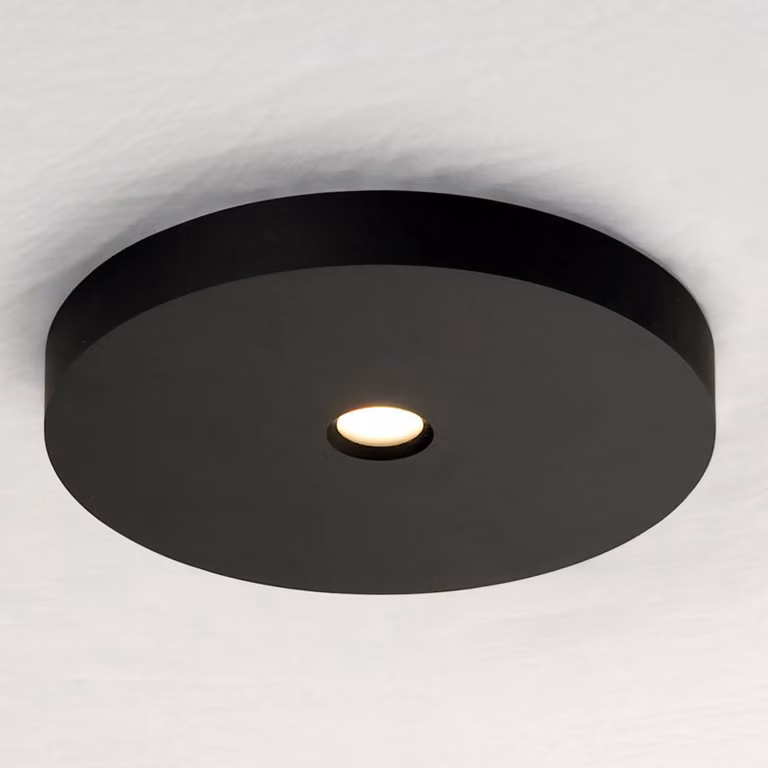 BOPP Plafoniera a LED Close, dimmerabile, Nero, Soggiorno / Sala da pranzo, Alluminio, Moderno, Plafoniera LED
