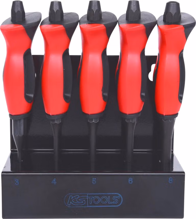 KS TOOLS Set di punzoni con manico, 5 pezzi ( 156.0220 )