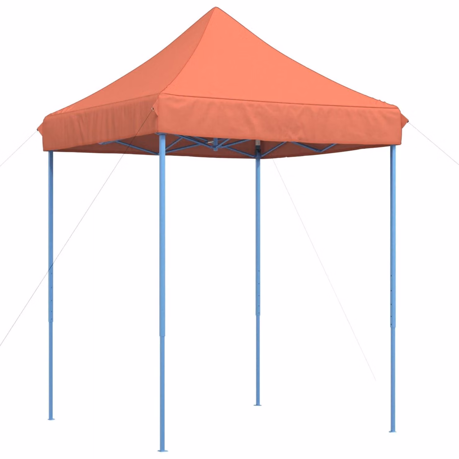 Gazebo pieghevole di 200x200 cm con struttura ad altezza regolabile