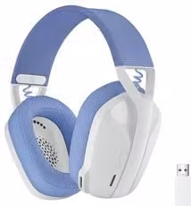 Cuffie gaming Logitech G Series G435 over-ear bianche con Bluetooth