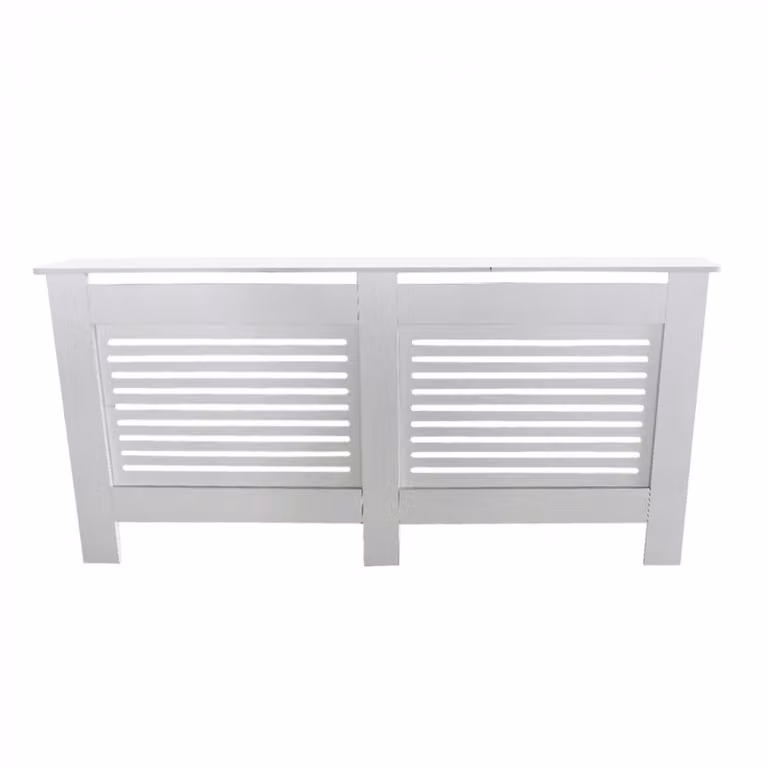 VDD Copertura per radiatore - Copertura per impianto di riscaldamento - Copertura per radiatore - 172 cm x 82 cm - Bianco - Design elegante