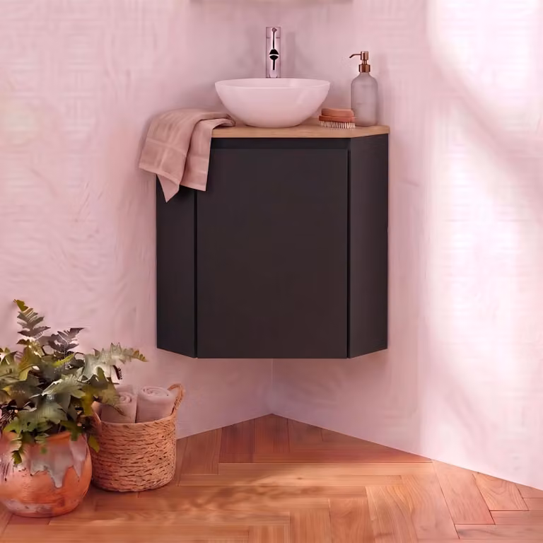 Mobile lavamani ad angolo con lavabo SORRENTO