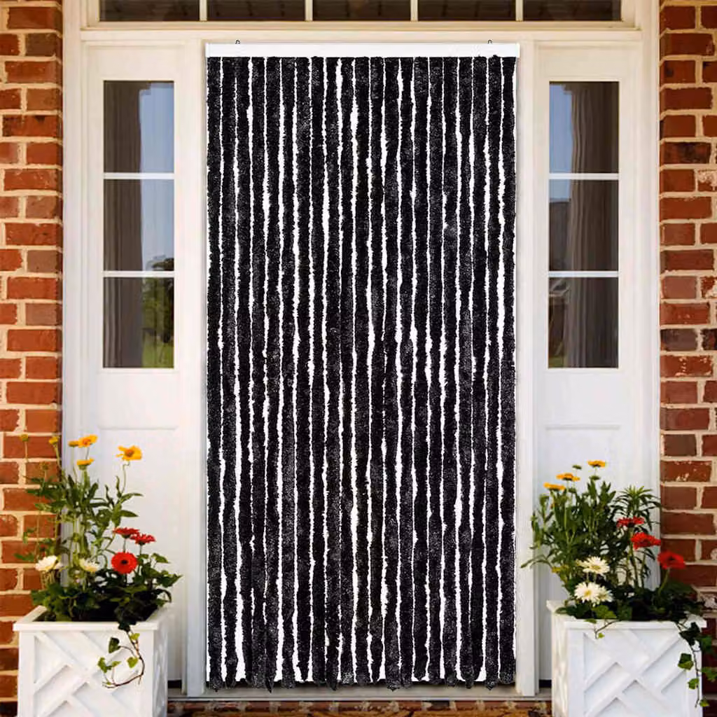 Zanzariera vidaXL in ciniglia colore antracite e nero 90x200 cm