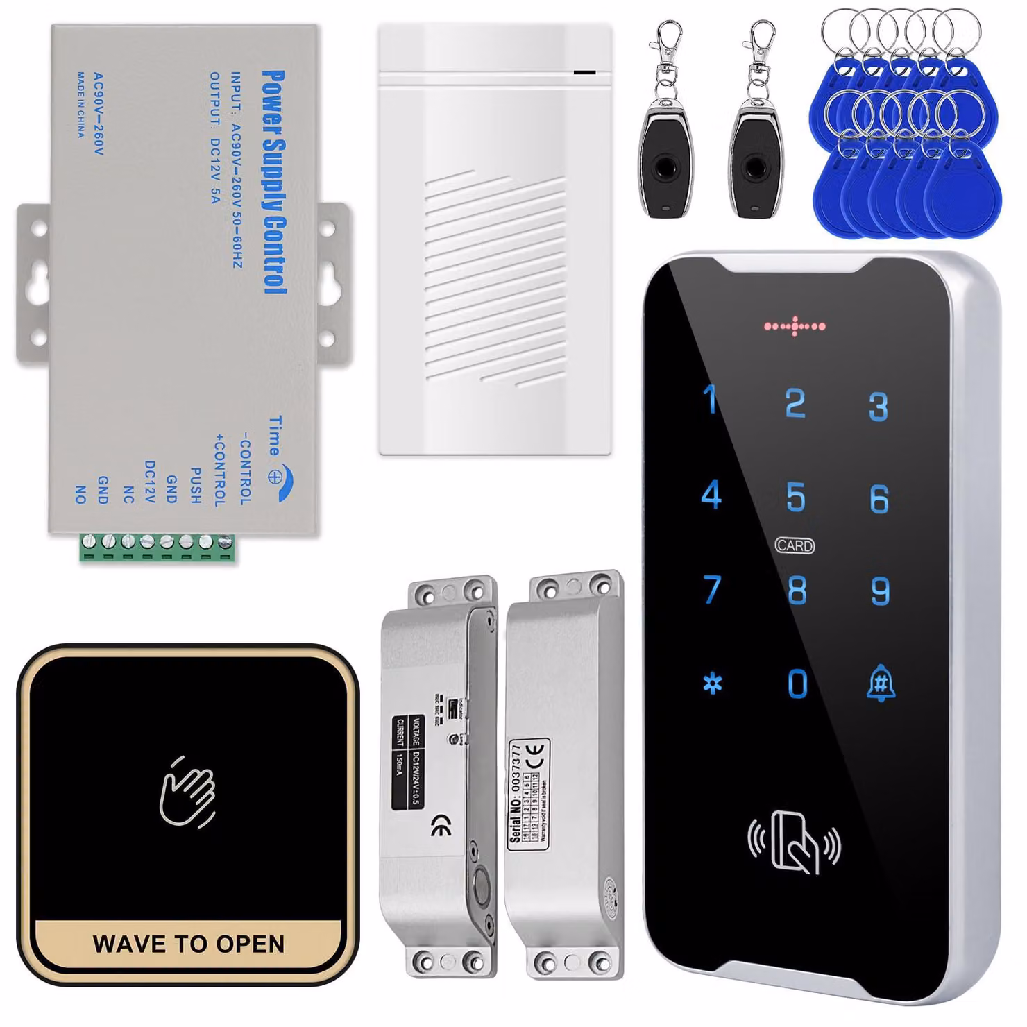 Sistema di controllo accessi, grado di protezione IP68, kit di accesso impermeabile per esterni