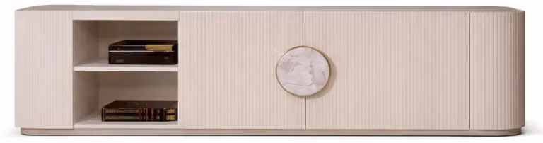 Mobile TV moderno color beige, mobile TV in legno, consolle TV, mobili da salotto