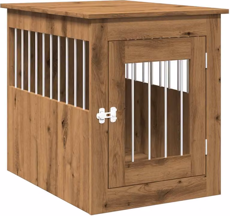 Gabbia Cani Arredamento Rovere Artigianale Legno Multistrato