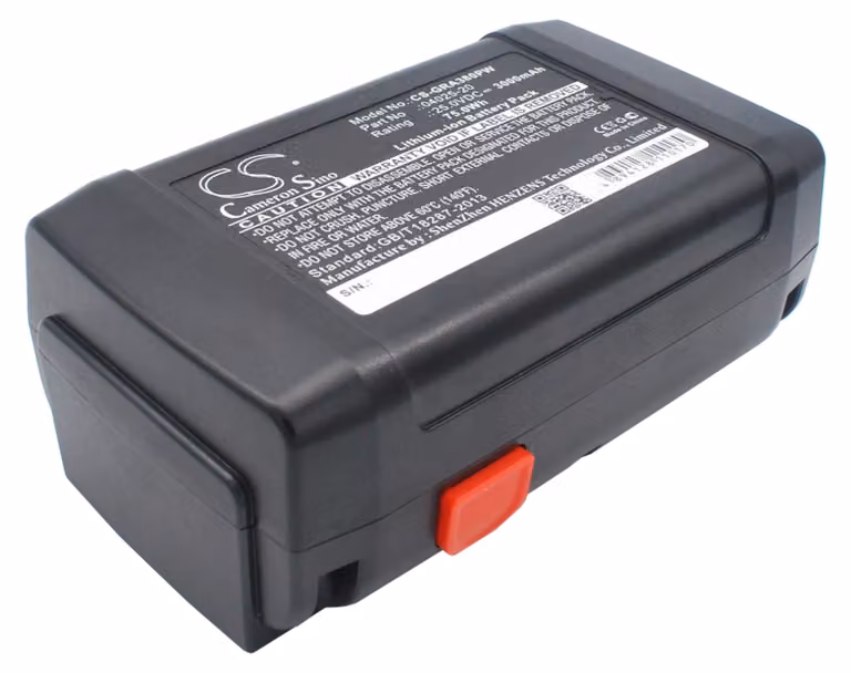 TECHTEK Batteria compatibile con [Gardena] 648872, 8838, 8838-20, Accu-Spindelmaher 380 Li, Cylinder Lawnmower 380 Li, Spindelmaher 380 Li sostituisc