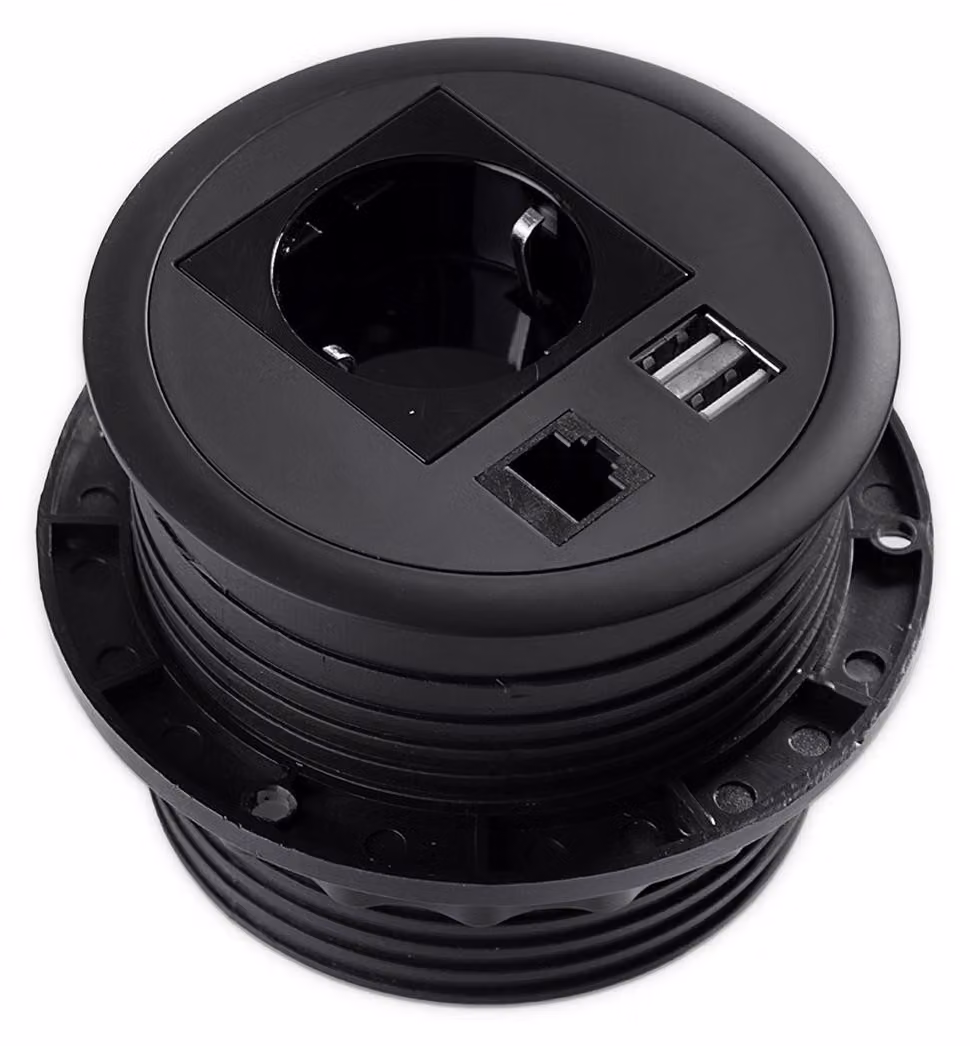 Spacetronik SPS-R1D3W V2: presa a muro circolare