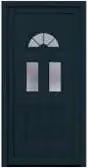Porta actually in legno con finitura impiallacciata stile classico vidaXL disponibile in marrone o verde