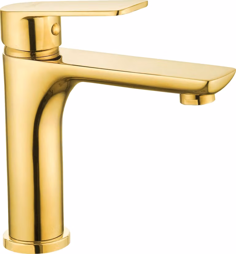 Mexen Alfa rubinetto lavabo, dorato - 745700-50