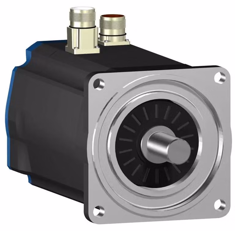 Servomotore Schneider Electric, Lexium BSH, 100 mm, 3,3 Nm, chiavetta, IP54, singolo giro 128 P/U, 2xM23 diritto BSH1001P11A1A