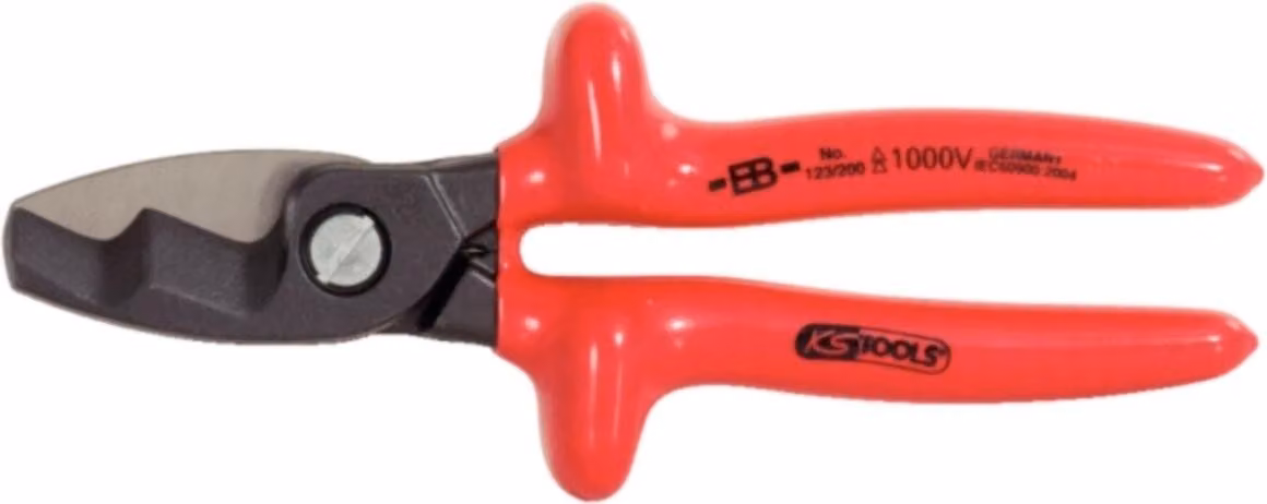 KS TOOLS 1.000V Cesoie per cavi a due lame 200 mm - 117.1270