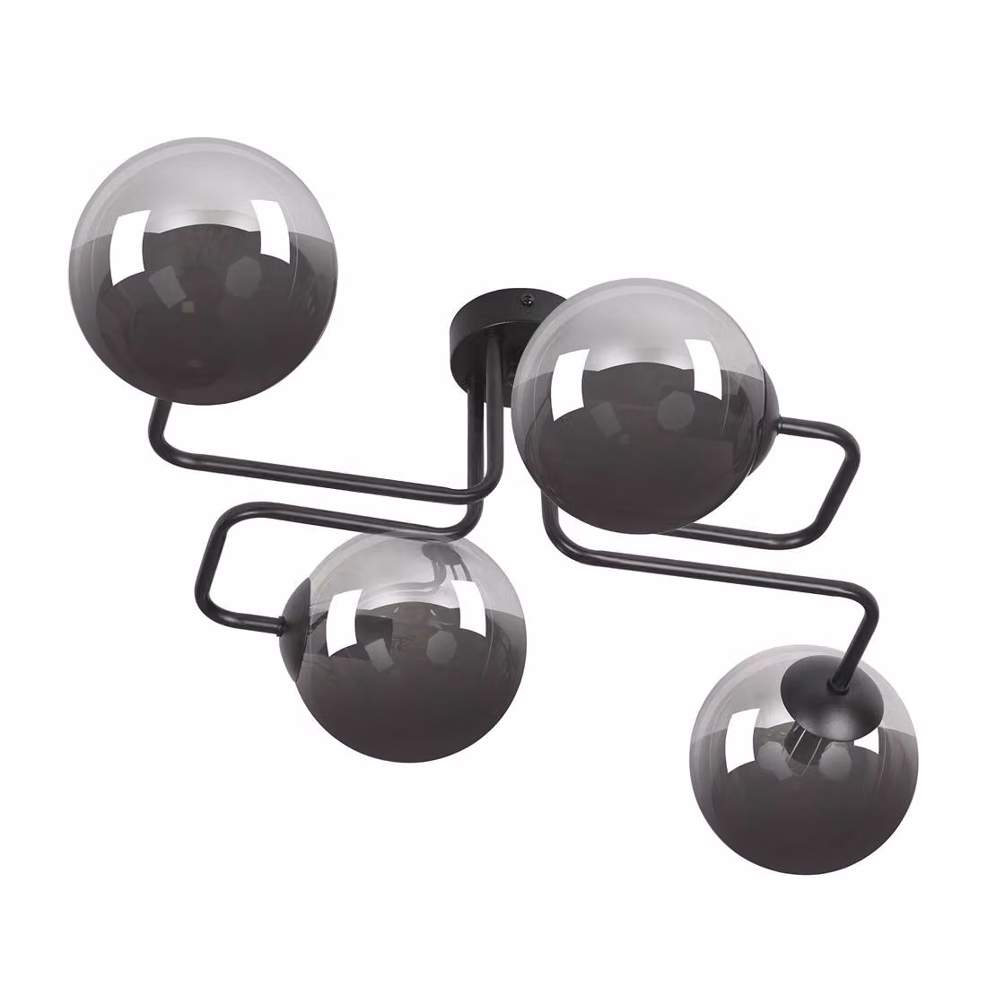 LAMPADA DA SOFFITTO Emibig 4xE14 40W BRENDI 4 BL/GRAFITE 832/4
