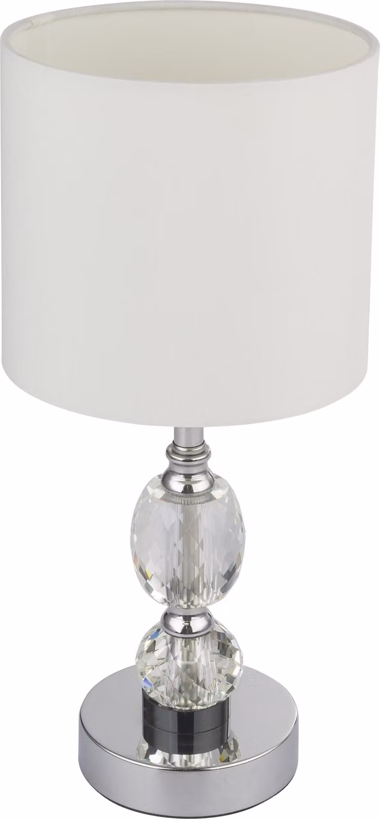 Lampada da tavolo Bronn Bianco, trasparente