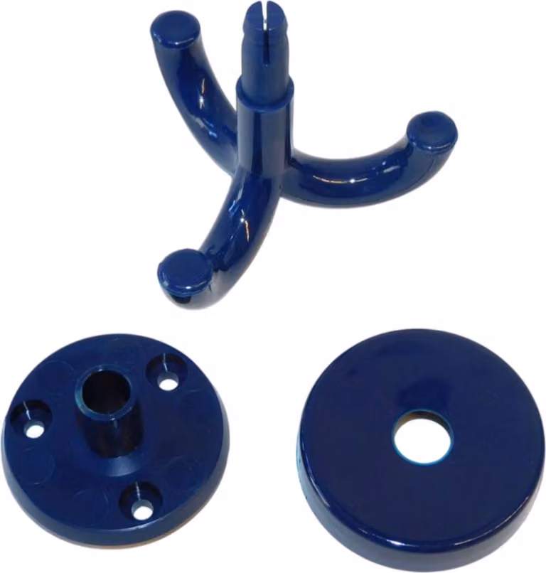 25 ganci da soffitto, triplo blu