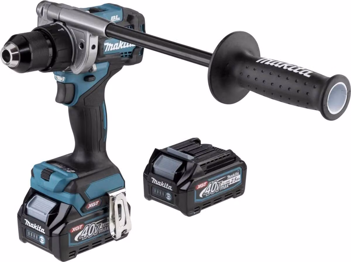 Makita DF001GD201 - Trapano/avvitatore a batteria - 2 velocità - Chiave autocentrante 13 mm - 140 N-m