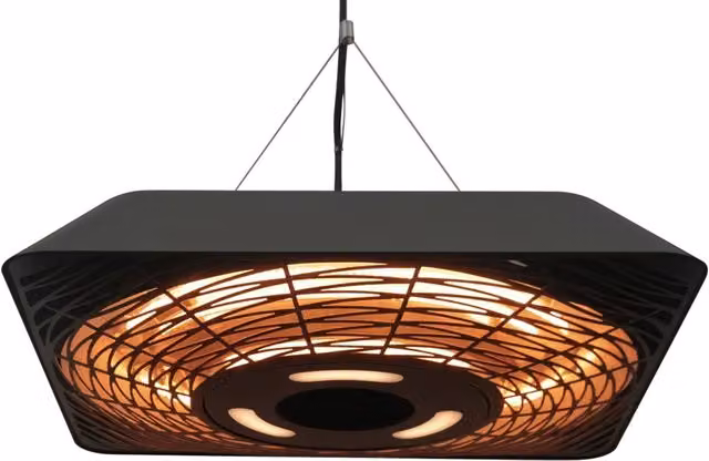 Riscaldatore a Infrarossi Minimal 2000W Nero
