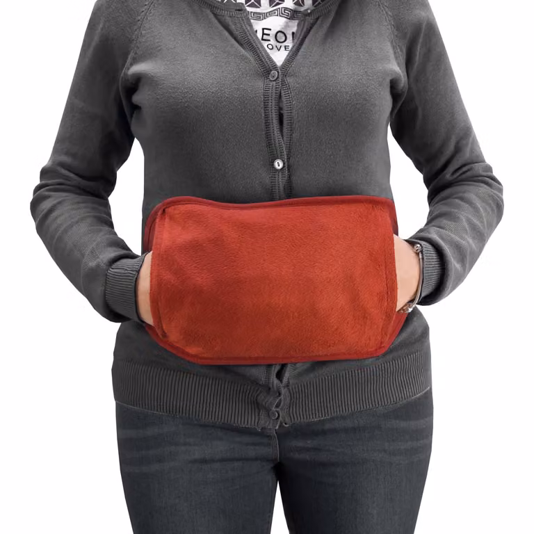 Borsa Acqua Calda Elettrica e Scalda Mani DICTROLUX da 550 Watt, Colore Rosso