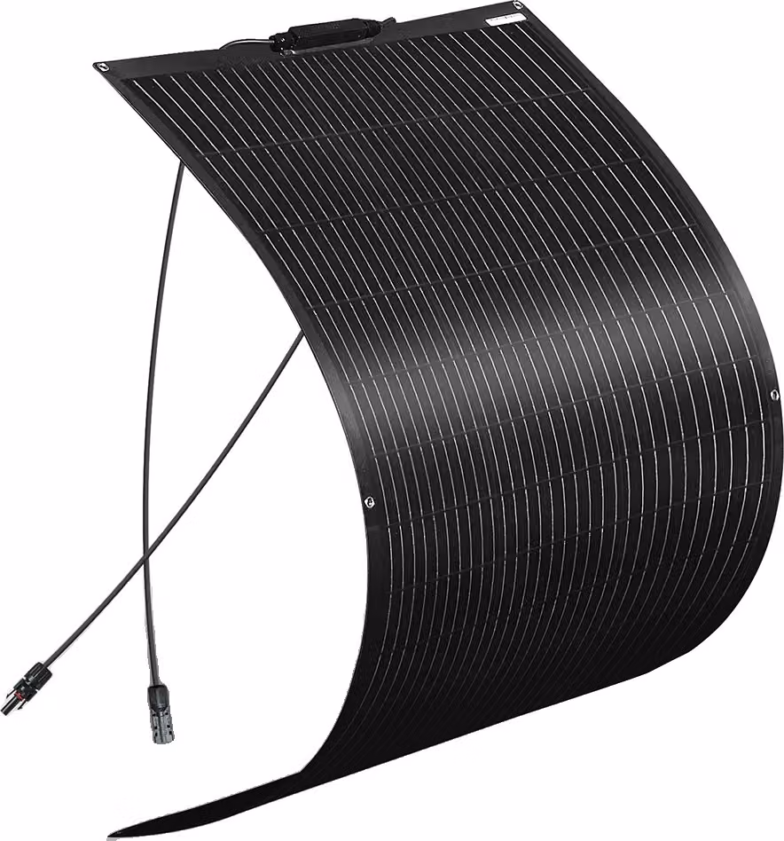 Pannello solare flessibile, potenza di uscita 120W, alta efficienza del 24%, nero 120W