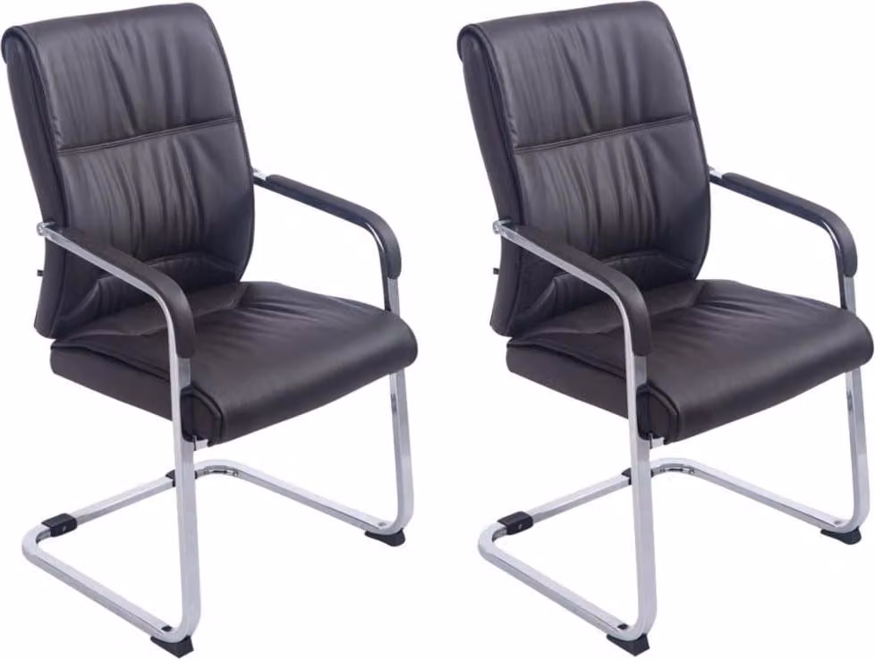Set di 2 sedie da pranzo - Cantilever - Design ergonomico