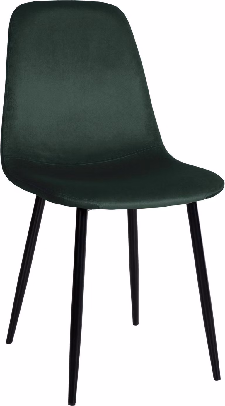 Sedia da pranzo - Sedia da pranzo - Imbottitura e cura confortevoli - Design amichevole | Colore: Verde | Materiale: Morbido