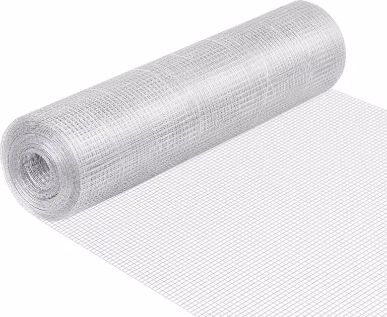 Filo per voliere Wiltec 1,1 x 2,1 m, filo per conigli con maglia esagonale da 6,3 mm, filo per conigli in acciaio zincato, filo per galline resistente alle intemperie per recinti