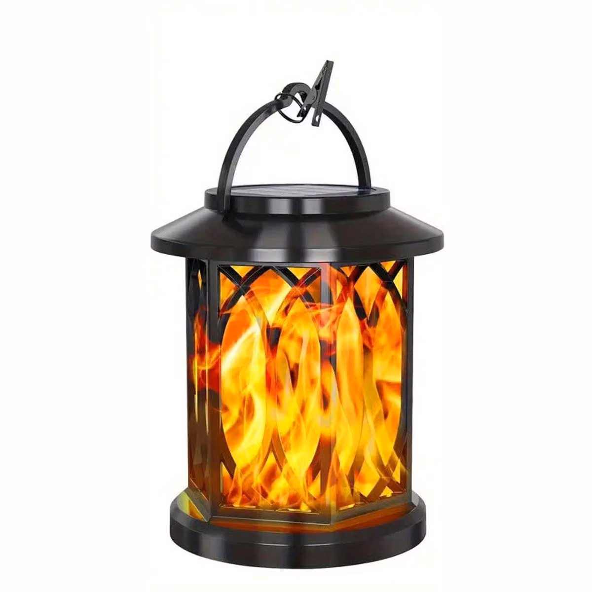 Lampada solare da esterno – Lampada solare impermeabile per giardino, terrazza, cortile e veranda, illuminazione solare esterna, confezione singola.
