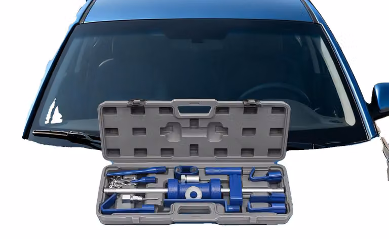 Set di strumenti per la riparazione di ammaccature automobilistiche, con albero lungo 58 cm, peso lordo 8,5 kg, dimensioni della valigetta degli attrezzi 60*22*10 cm, dimensioni della confezione 62*22*10 cm, assemblaggio richiesto