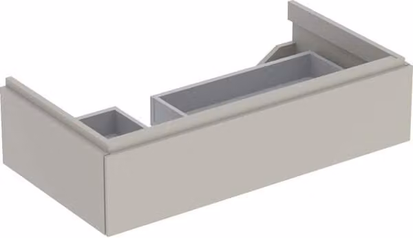 Geberit Xeno 2 armoire sous lavabo avec découpe siphon à gauche 500.513 880x220x462mm,1 tiroir, 500.513.00.1, 500.513.00.1