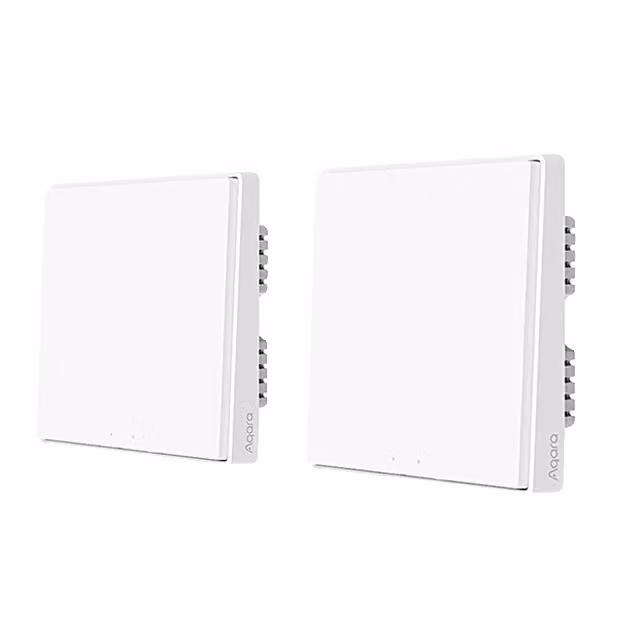 Interruttore a parete intelligente, non richiede conduttore di neutro, tecnologia radio ZigBee, D1 NO NEUTRO 1KX2