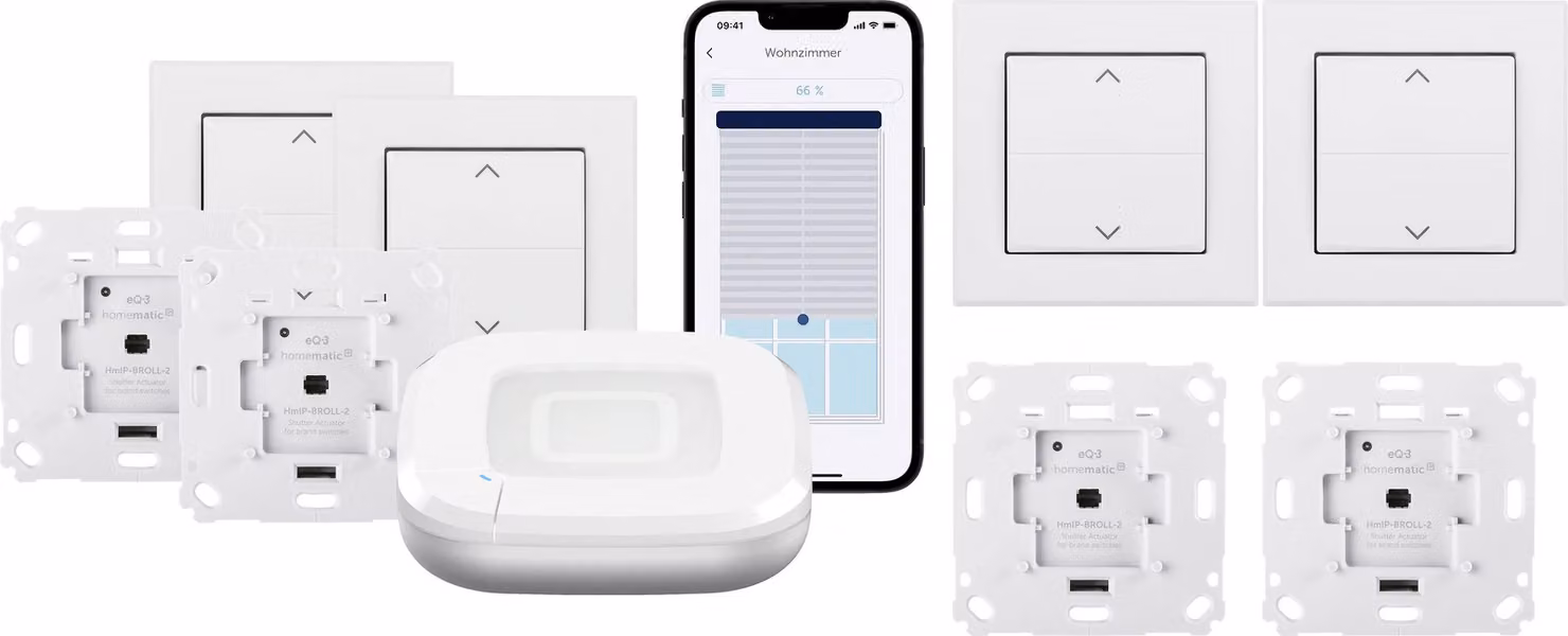 Set di avviamento Homematic per il controllo delle tapparelle