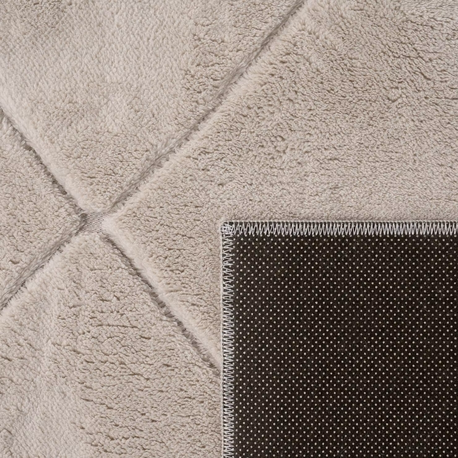 Tappeto lavabile Utah in stile scandinavo color beige e grigio L: 100 cm, P: 60 cm – 3