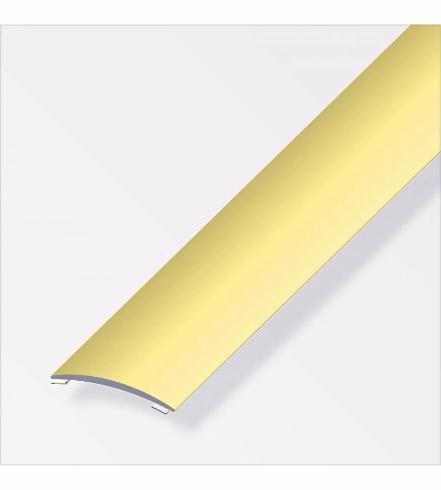 Profilo Di Raccordo Autoadesivo 40X5 Alluminio Ottone 1 Metro