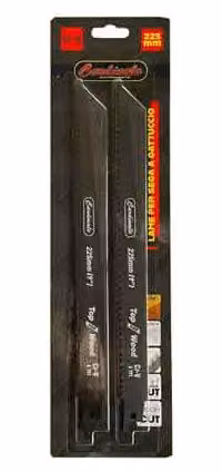 LAMA PER LEGNO DI RICAMBIO PER SEGA DRITTA CARDINALE 150 mm - Confezione 2 pezzi