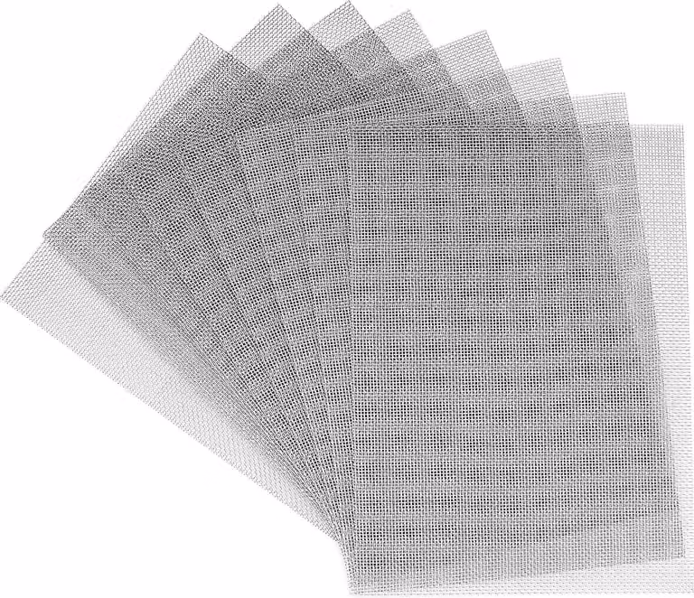 Set di reti in acciaio inossidabile sottile - versatili e resistenti - Set da 8 pezzi - 15x21 cm