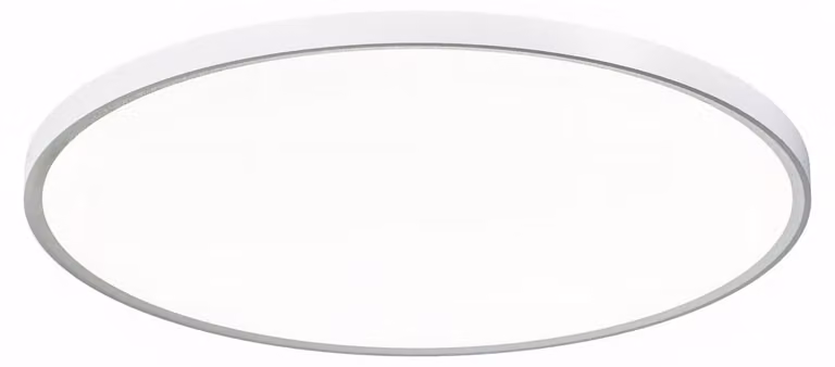 Plafoniera rotonda serie GPL 40W LED con tecnologia CCT 3000K/4000K/6000K in materiale termoplastico bianco - Gealuce - Installazione interna