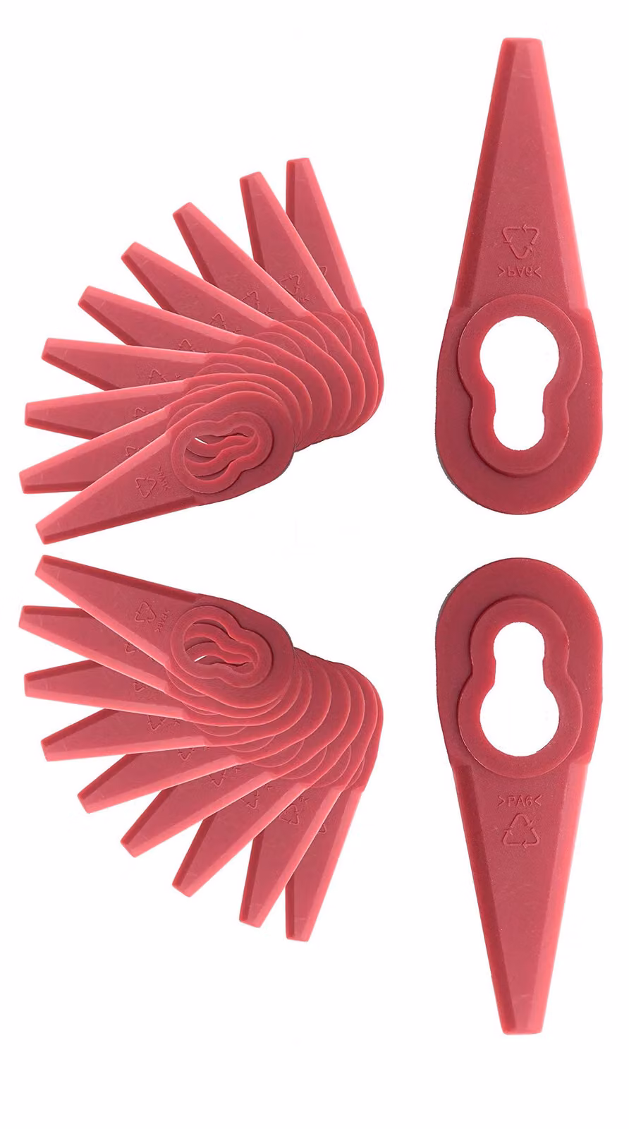 Accessori per tagliaerba Reservemeset, 20 pezzi, compatibili con tagliaerba da 20V