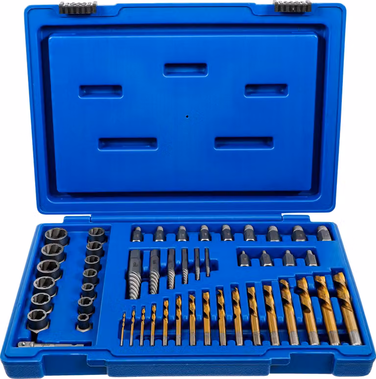 BGS Estrattore di viti e dadi con set di punte sinistre 2 - 18 mm 49 pezzi - 70329