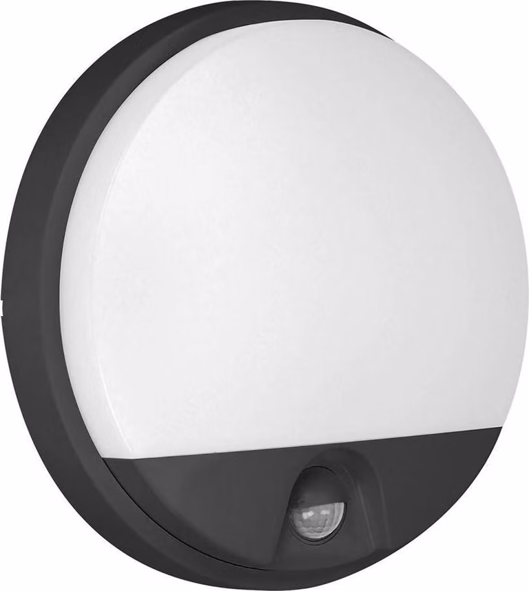 Plafoniera a LED AGAT 10W 4000K con rilevatore di movimento nero OR-OP-6111BLPMR4