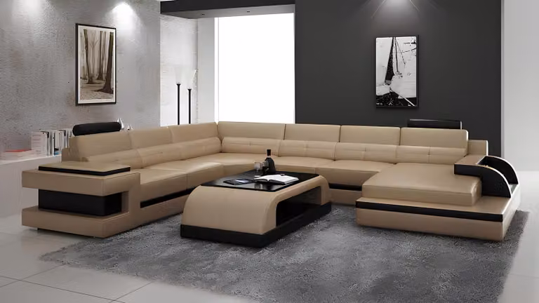 Ecksofa couch sofa led wohnlandschaft polster garnitur usb beleuchtet garnitur