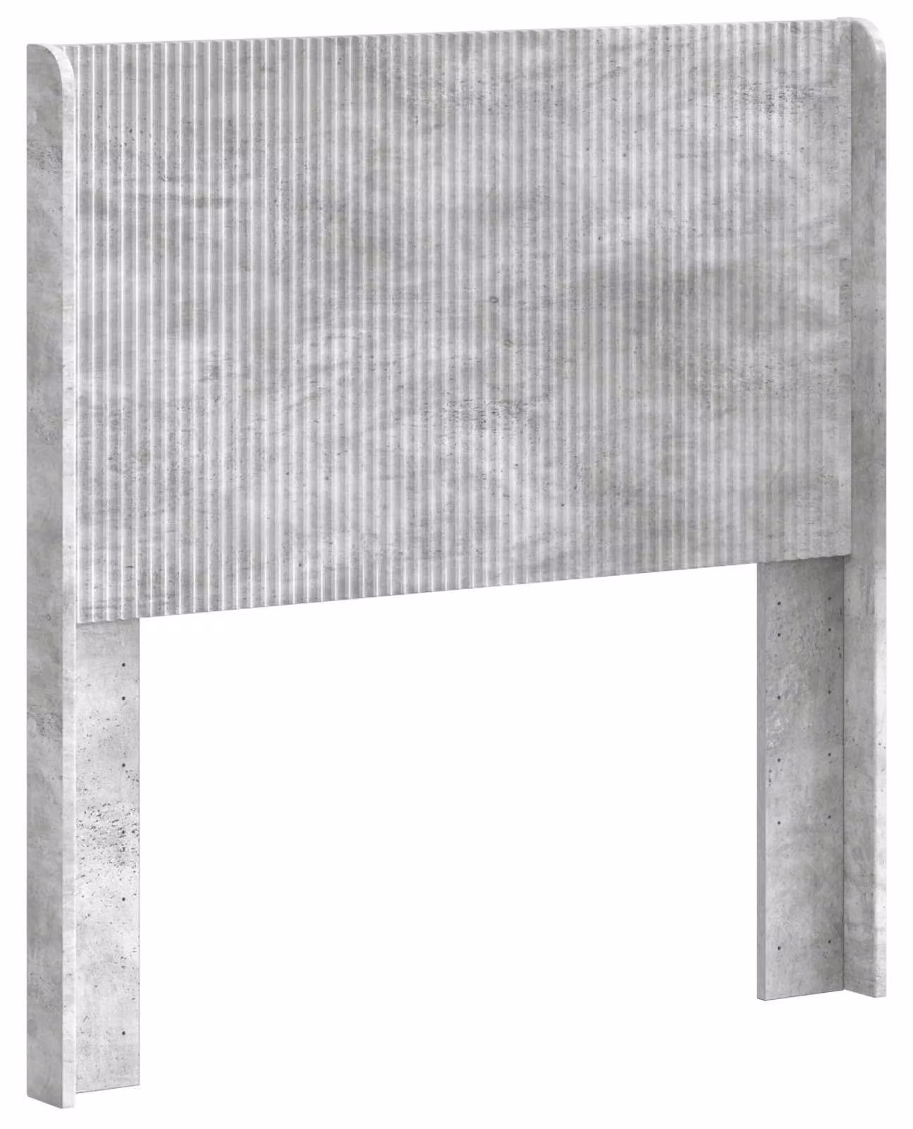 Testiera Letto Grigio Cemento Legno ingegnerizzato