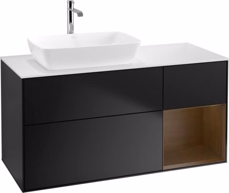 Mobile V&B Finion 120 cm, Pl wh. m, Reg wal ven, bla m Lac