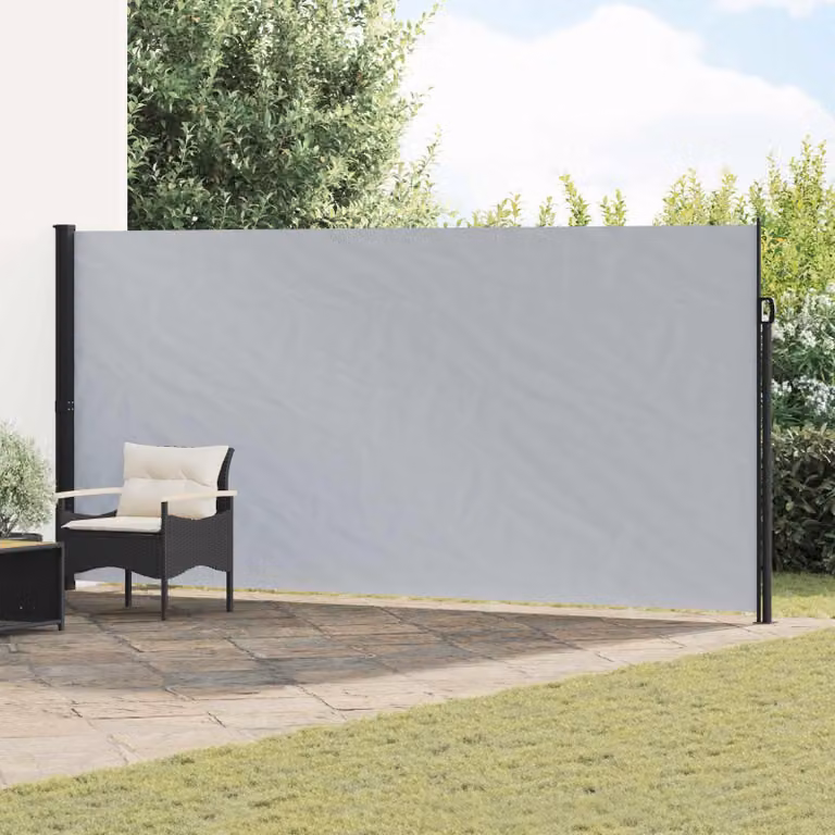 Tenda laterale retrattile Grigio 300 x 220 cm Poliestere