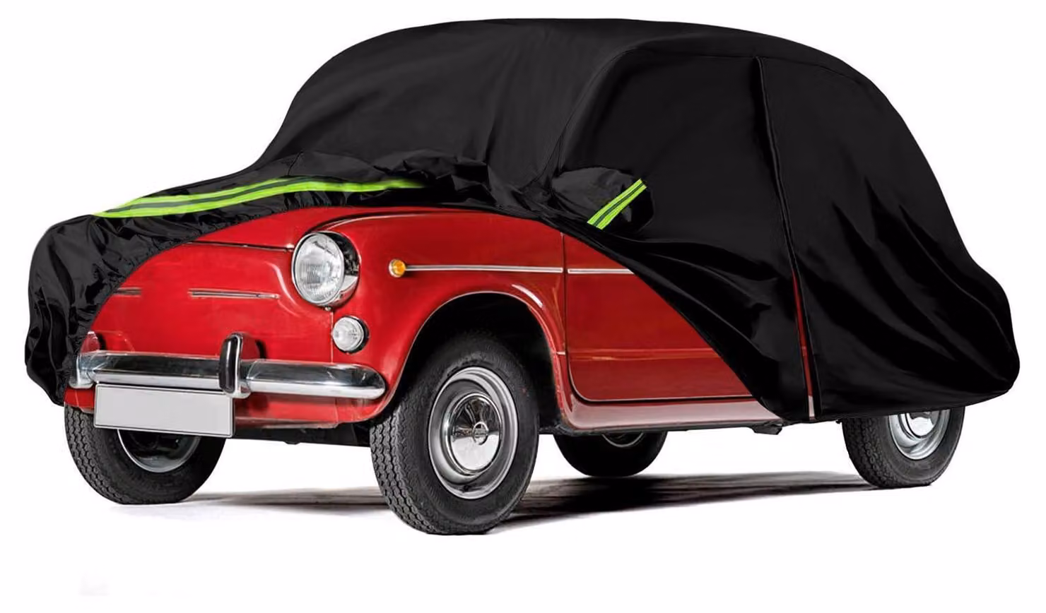 Copertura protettiva per auto Jagst 600/770, dal 1955 al 1969, colore nero, con cerniera e serratura