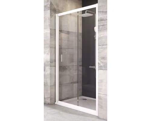 Porta doccia RAVAK Blix BLDP2-110 bianco+trasparente 190x107-111 cm 0PVD0100Z1